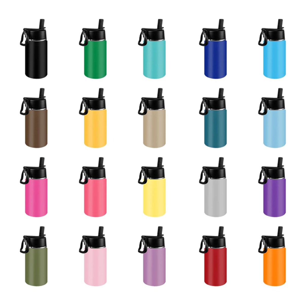 12oz Stainless Steel Insulated Sports Water Bottle 10