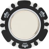 Recycled Poker Chip w/ Metal Ballmarker 35