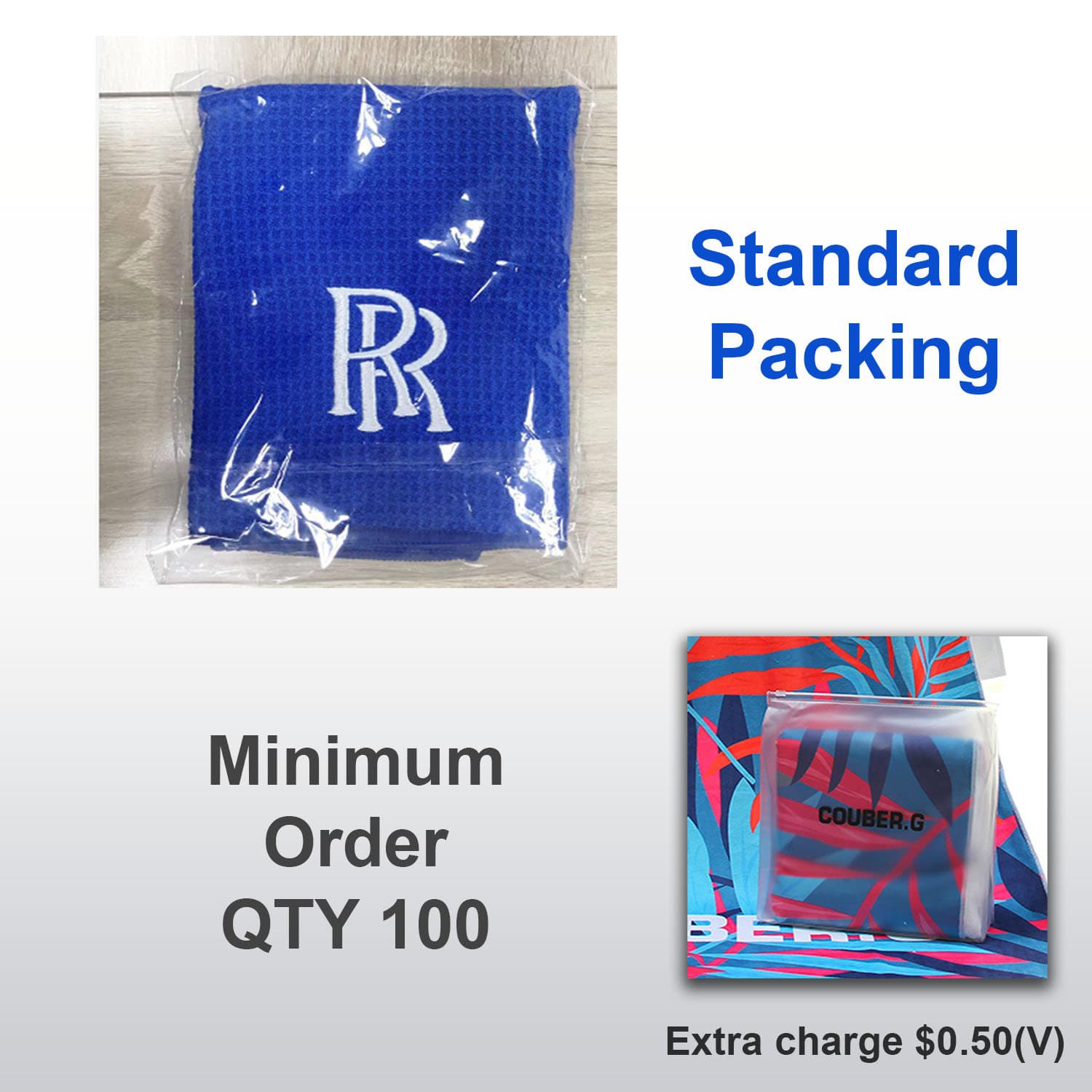 Rock'it 3-Day 15"x 25" Sublimated Microfiber Terry Rally Towel 3