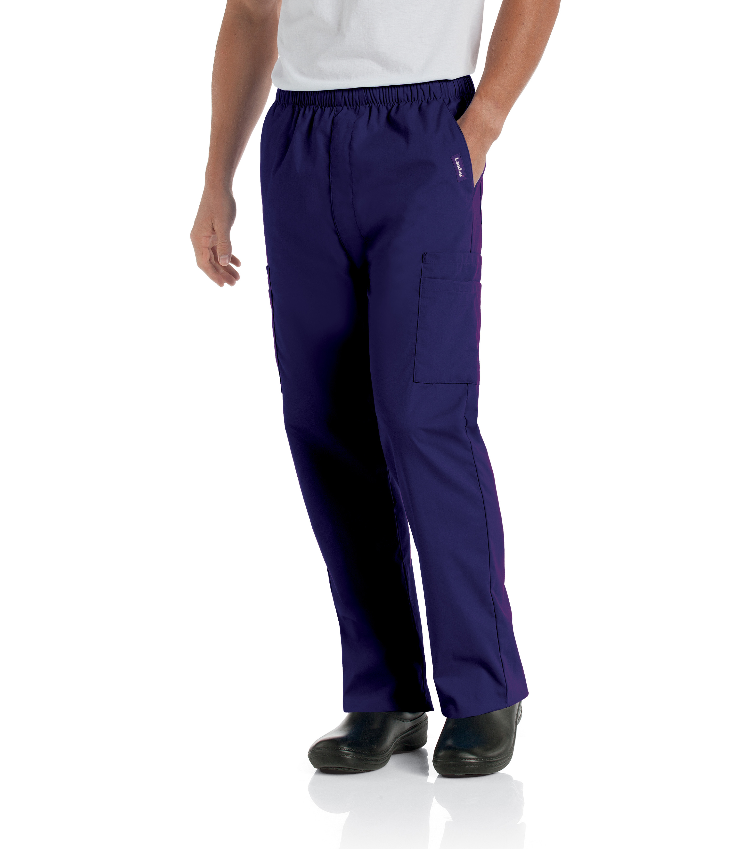 Landau - Essentials - Men's Seven-Pocket High-Rise Elastic Waist Cargo Pant 13