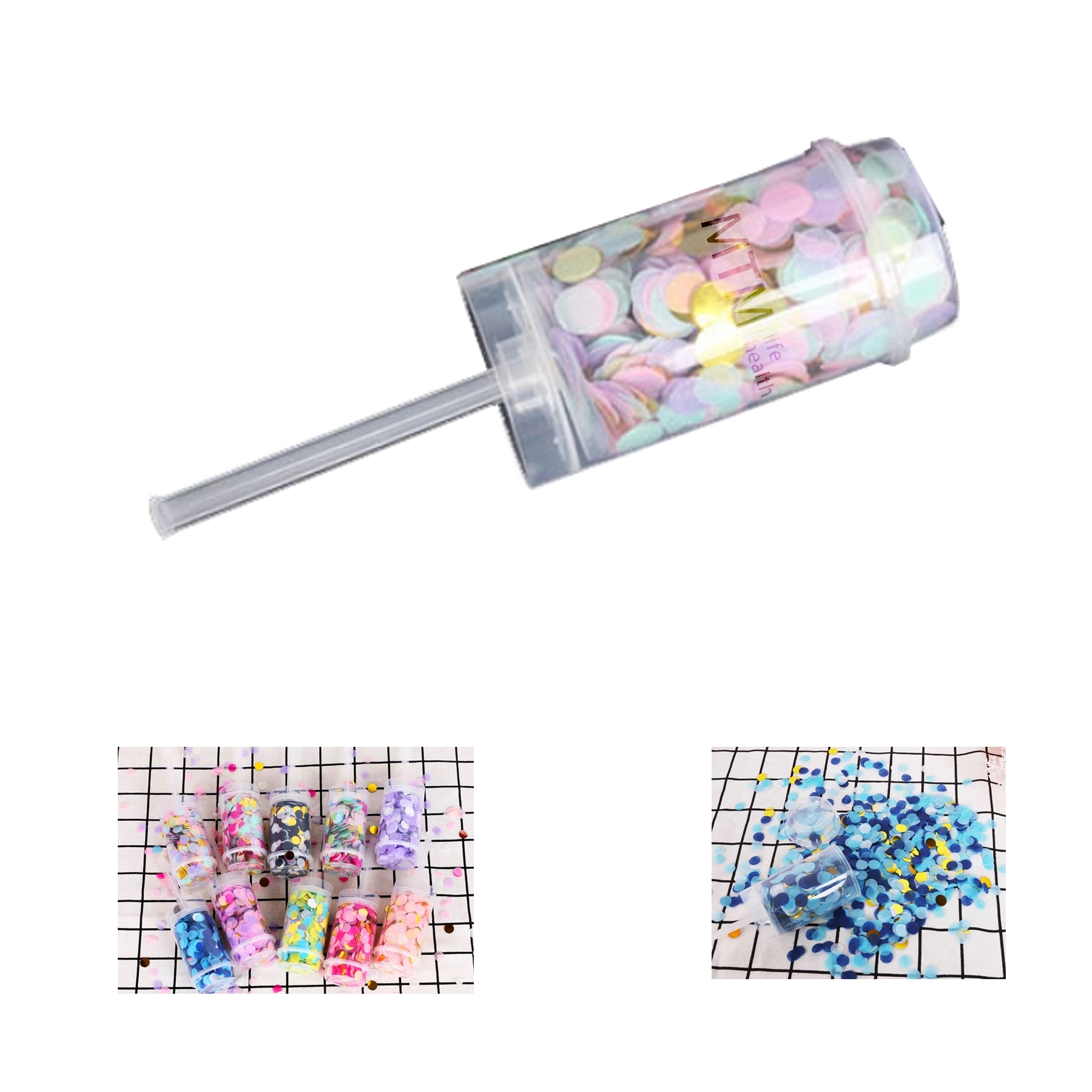 Confetti Push Tube Small Fireworks 2