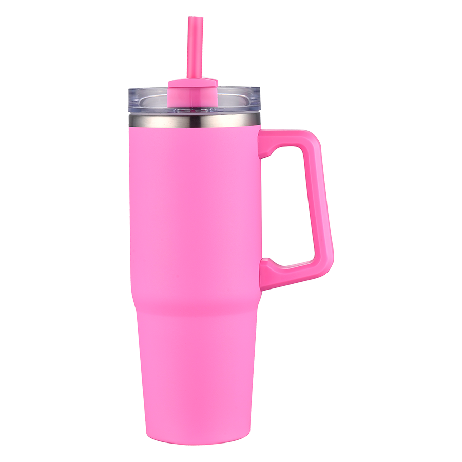 ArticFire 30oz Double-Wall Stainless Steel Tumbler with Handle and Straw 8