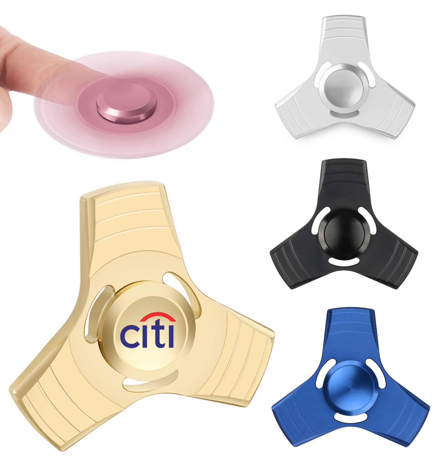 Metal Fidget Spinner - Perfect Triangle 8