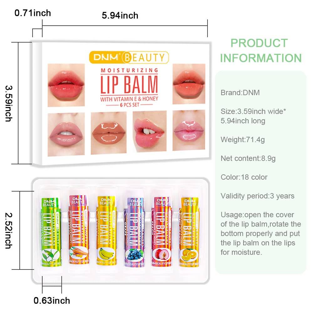 Multi-flavor lip balm set 3