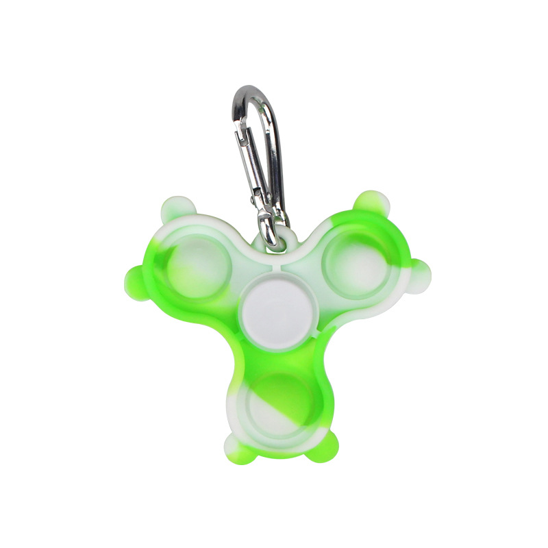 Popper Fidget Finger Spinner keychain 16