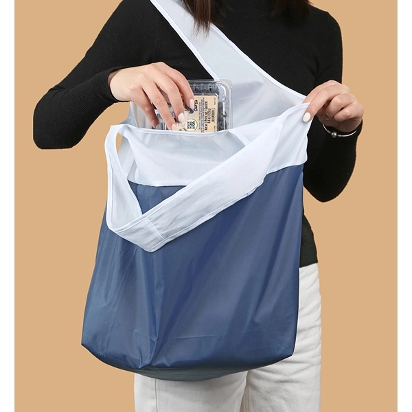 Customized RPET Fold-Away Carryall Tote 5