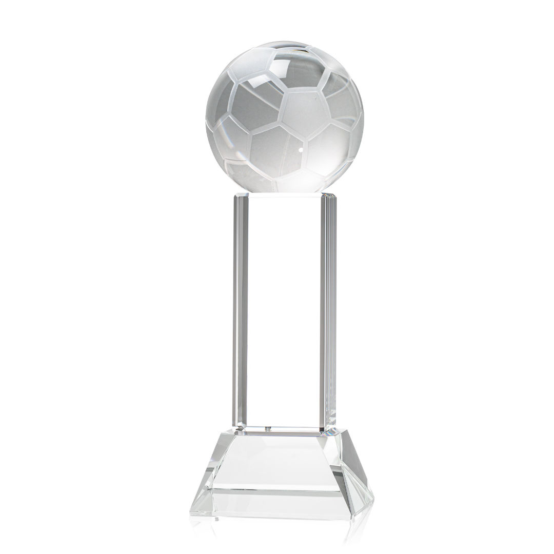 Soccer Ball VividPrint™ Award on Stowe - Clear 2
