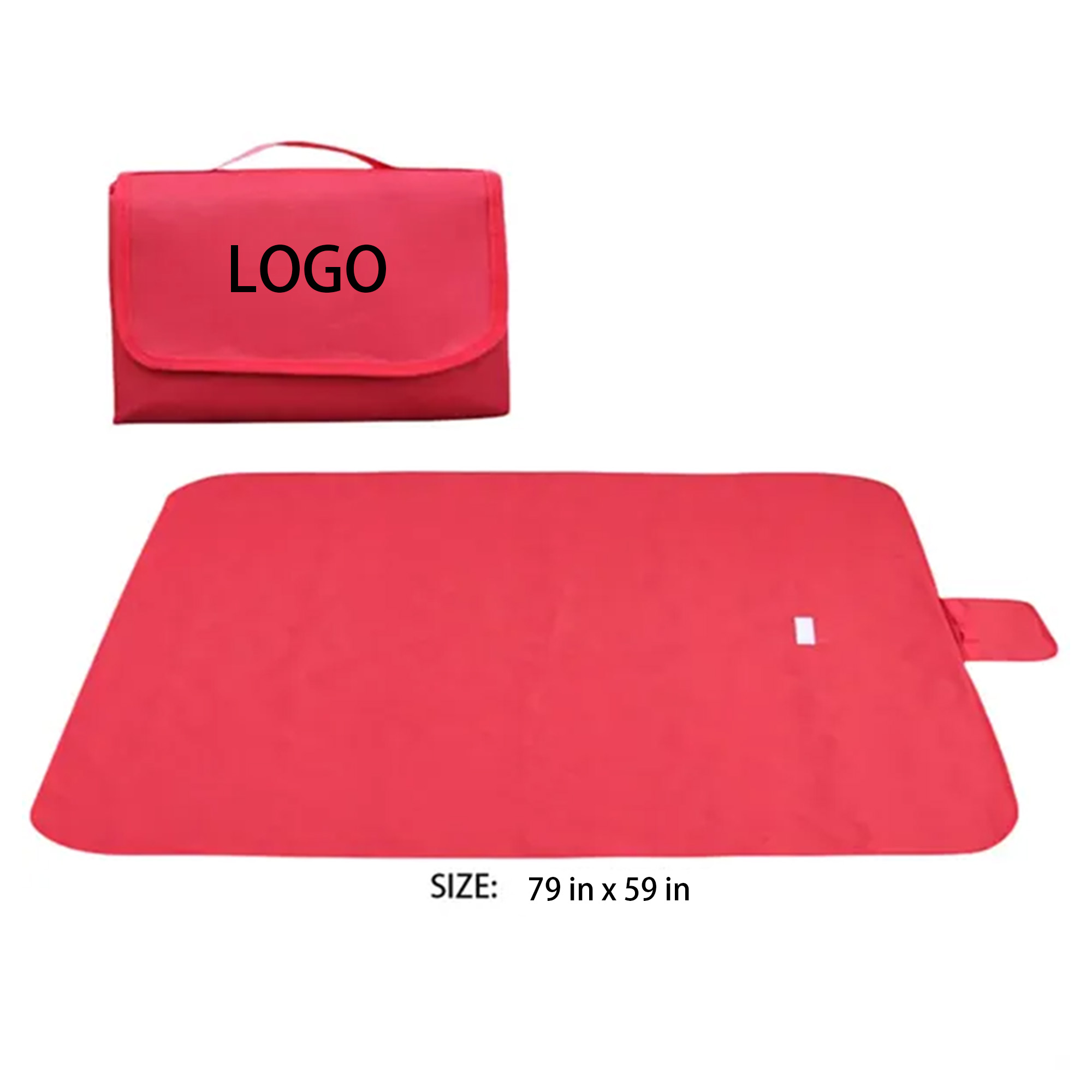 Camping Picnic Blanket Mat 79" x 59" 3