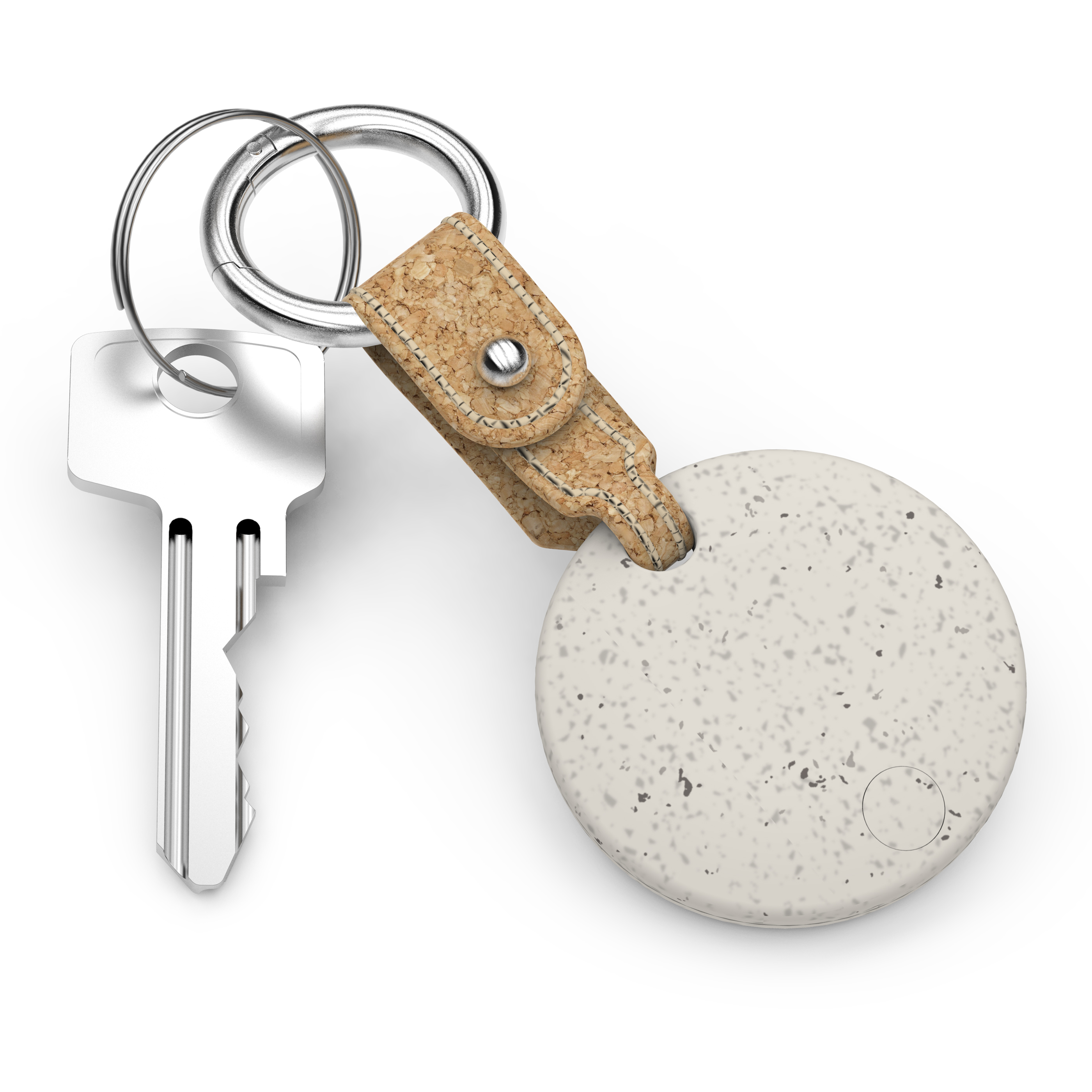 EcoSpot Pro: Eco-Conscious Bluetooth Tracker with Cork Keychain 6