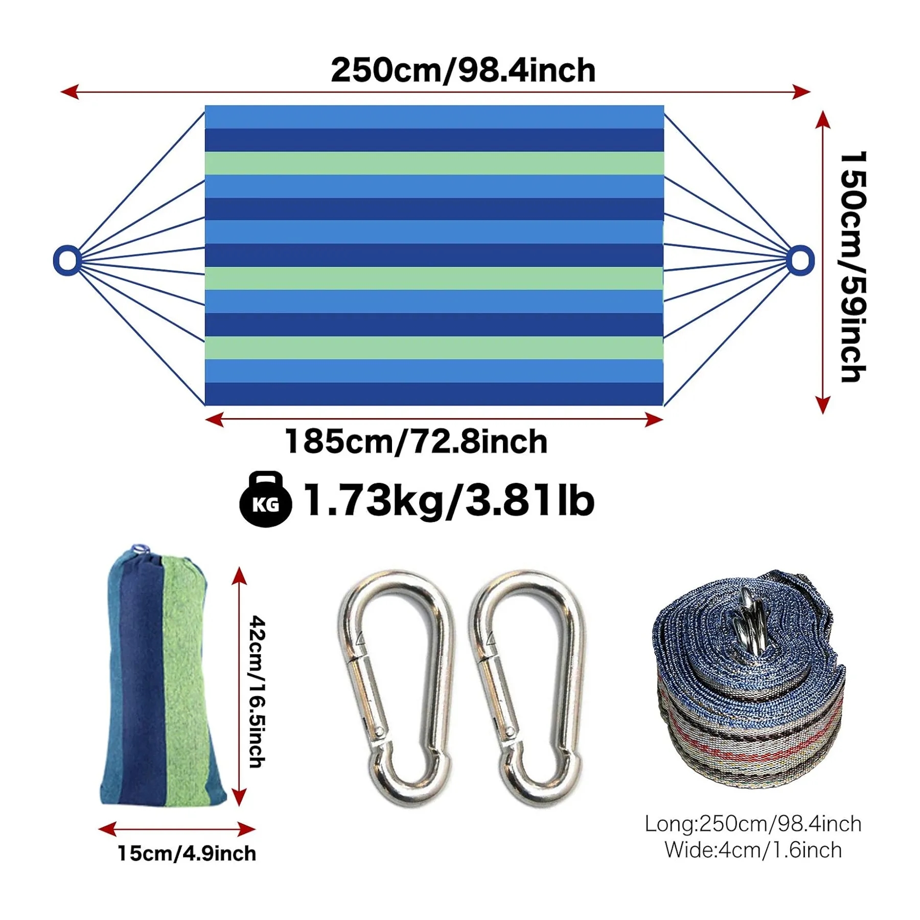 Outdoor Hammock Hanging Swing Chair 3