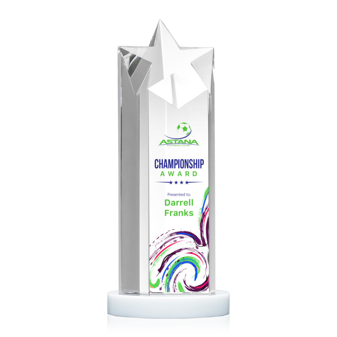 Berkeley VividPrint™ Award on Condor Base - White 6
