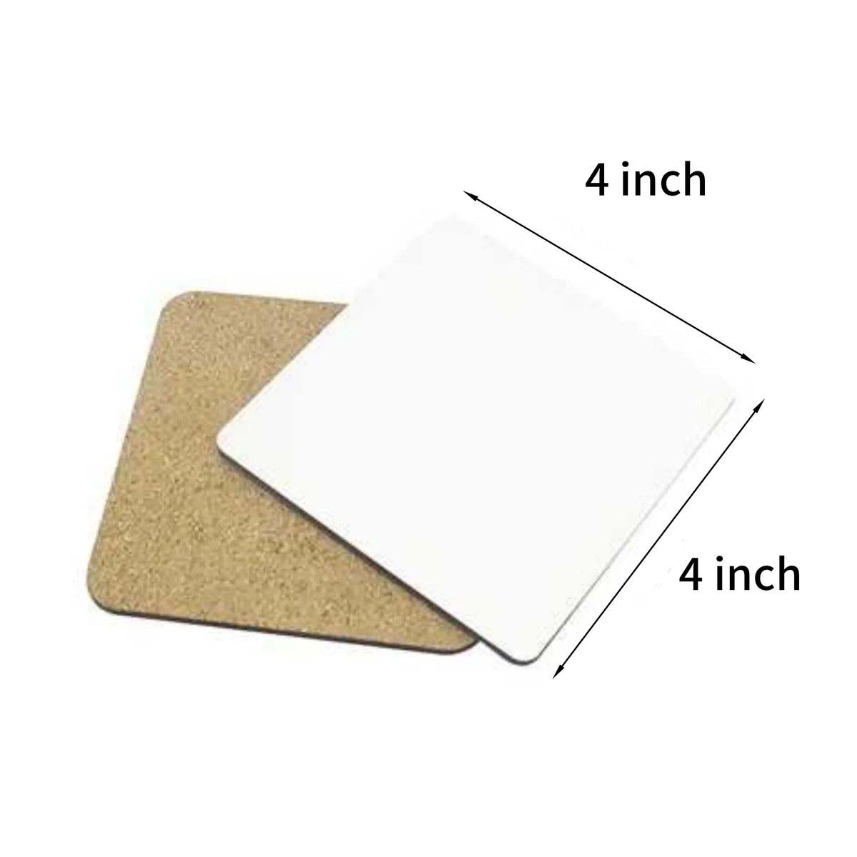 Stylish Square Cork Coaster for Home and Cafes 4