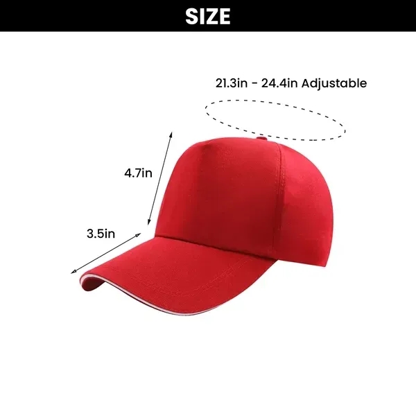 Adjustable Outdoor Baseball Cap with One Size Fits All 8