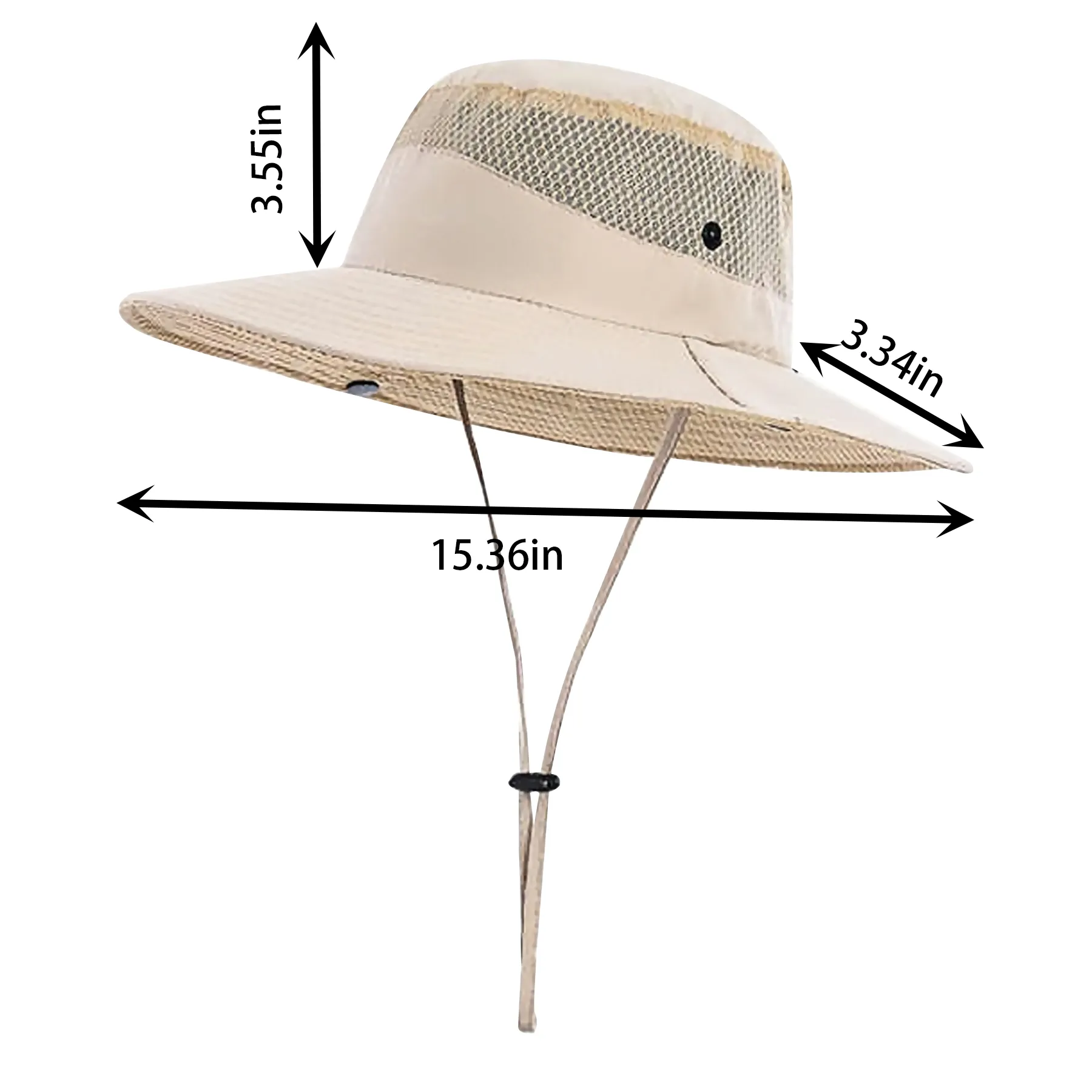 Wide Brim Mesh Sun Bucket Hat 4