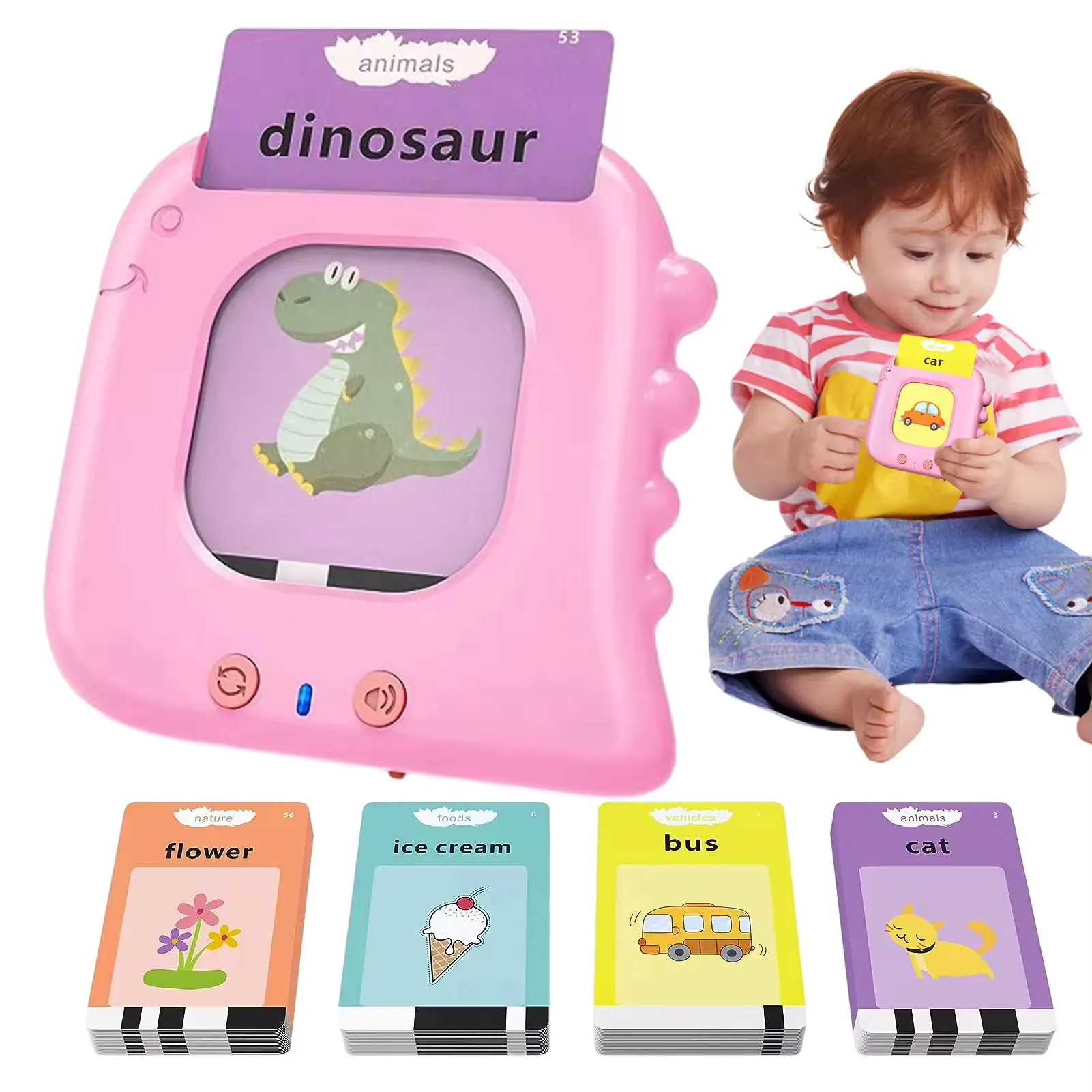 Kids Talking Flash Cards With 224 Sight Words 8