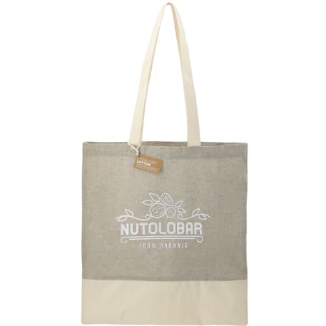 Split Recycled 5oz Cotton Twill Convention Tote 109