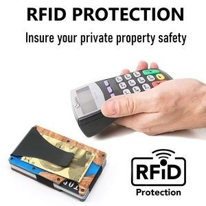 Rfid Blocking Metal Wallet Card Holder 1
