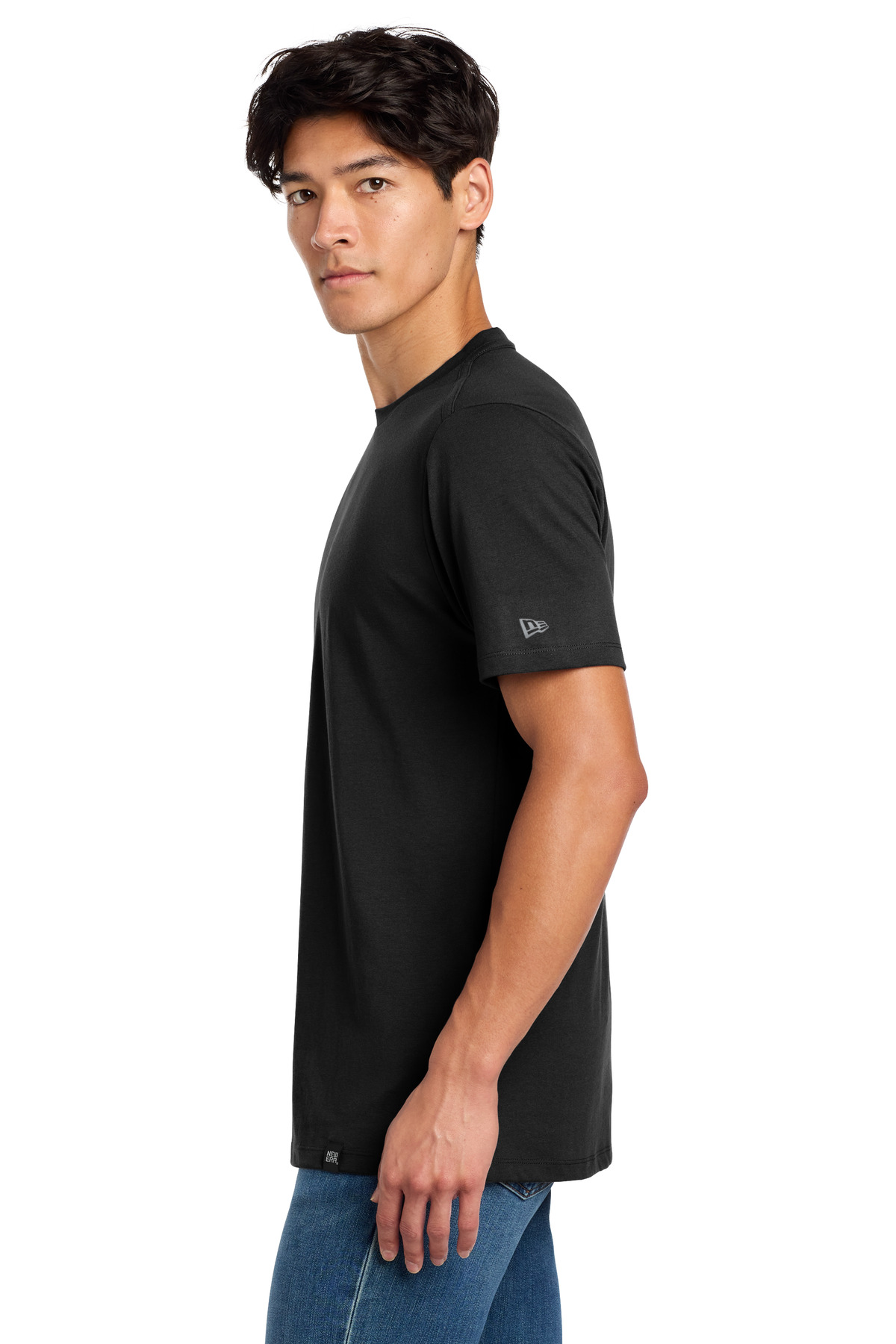 New Era Heritage Blend Crew Tee. NEA100 101