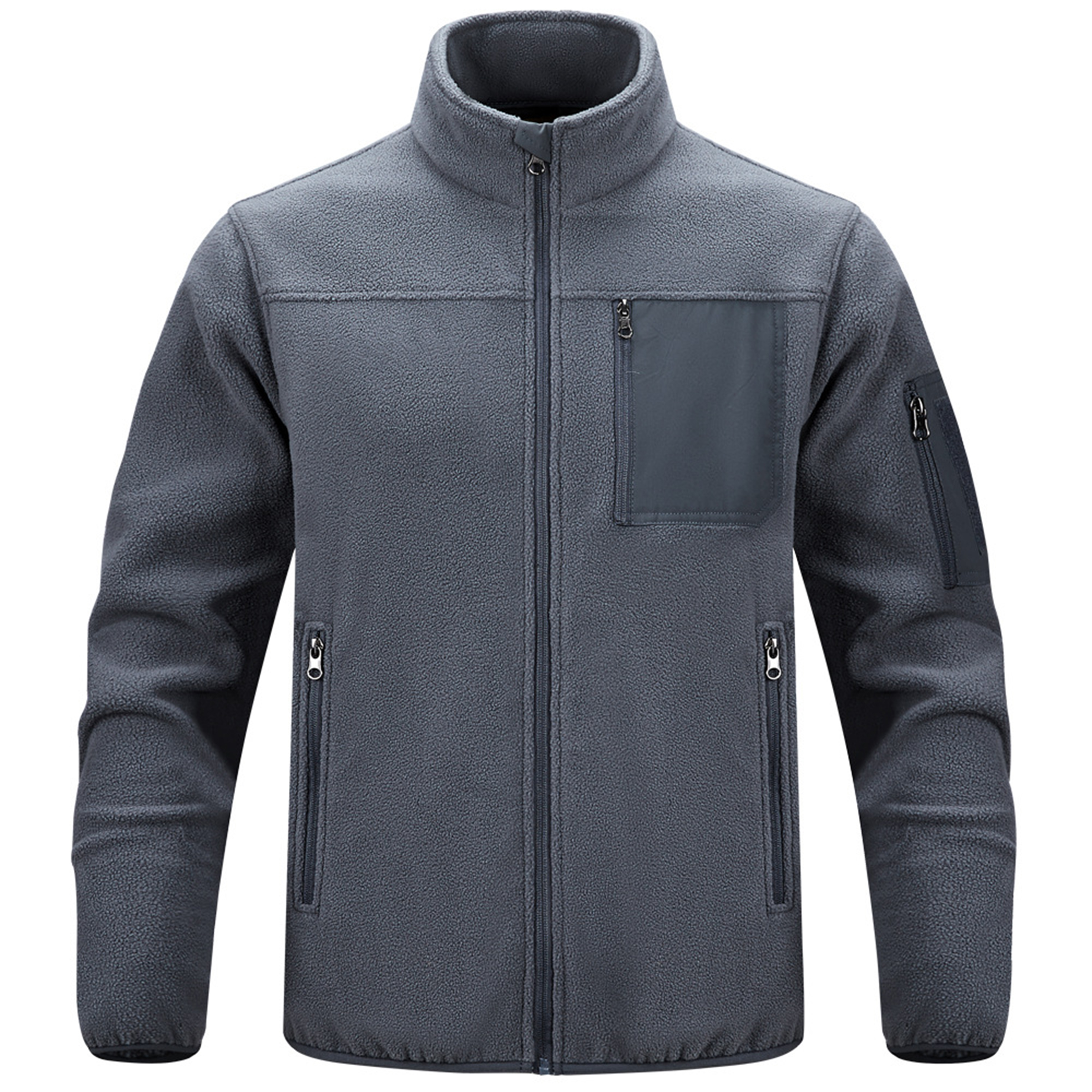 Polyester Men's Outdoor Sports Fleece Jacket 3
