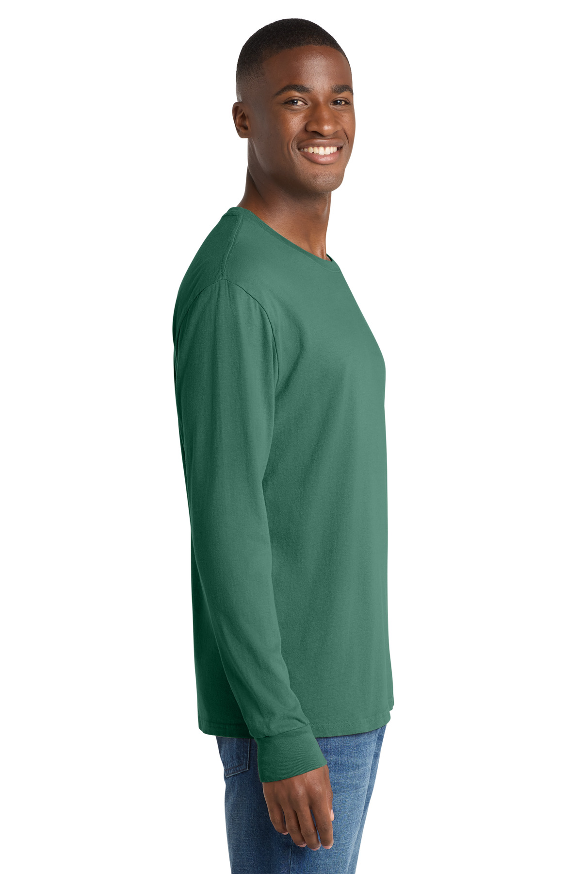Port & Co Beach Wash Garment-Dyed Long Sleeve Tee PC099LS 104