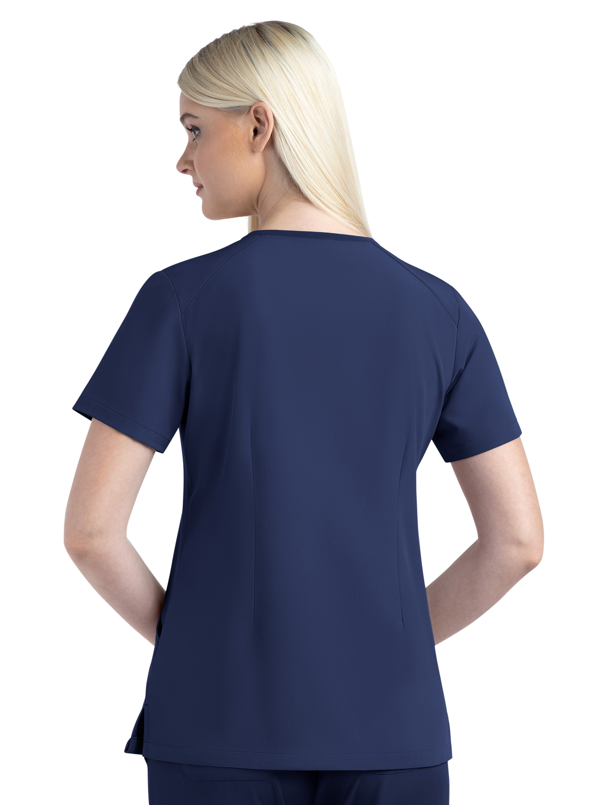 Maevn - Matrix Impulse - Women's Three-Pocket Contrast Stitching V-Neck Top 32