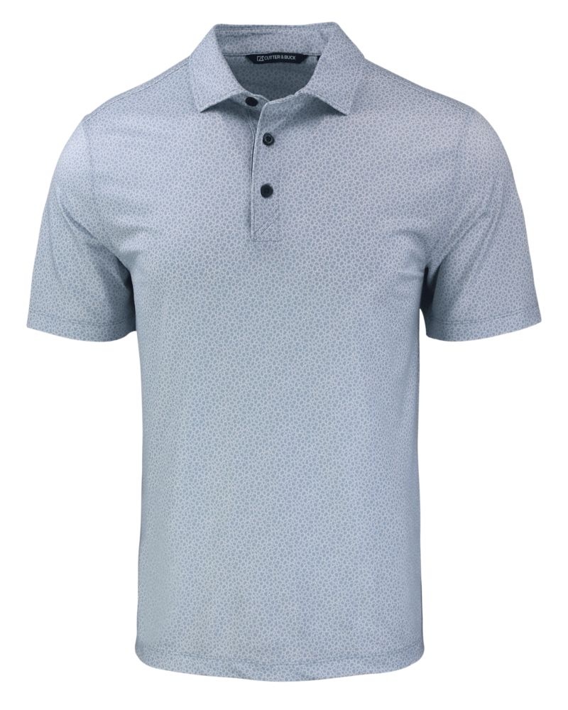 Cutter & Buck Pike Recycled Pebble Print Mens Polo 21