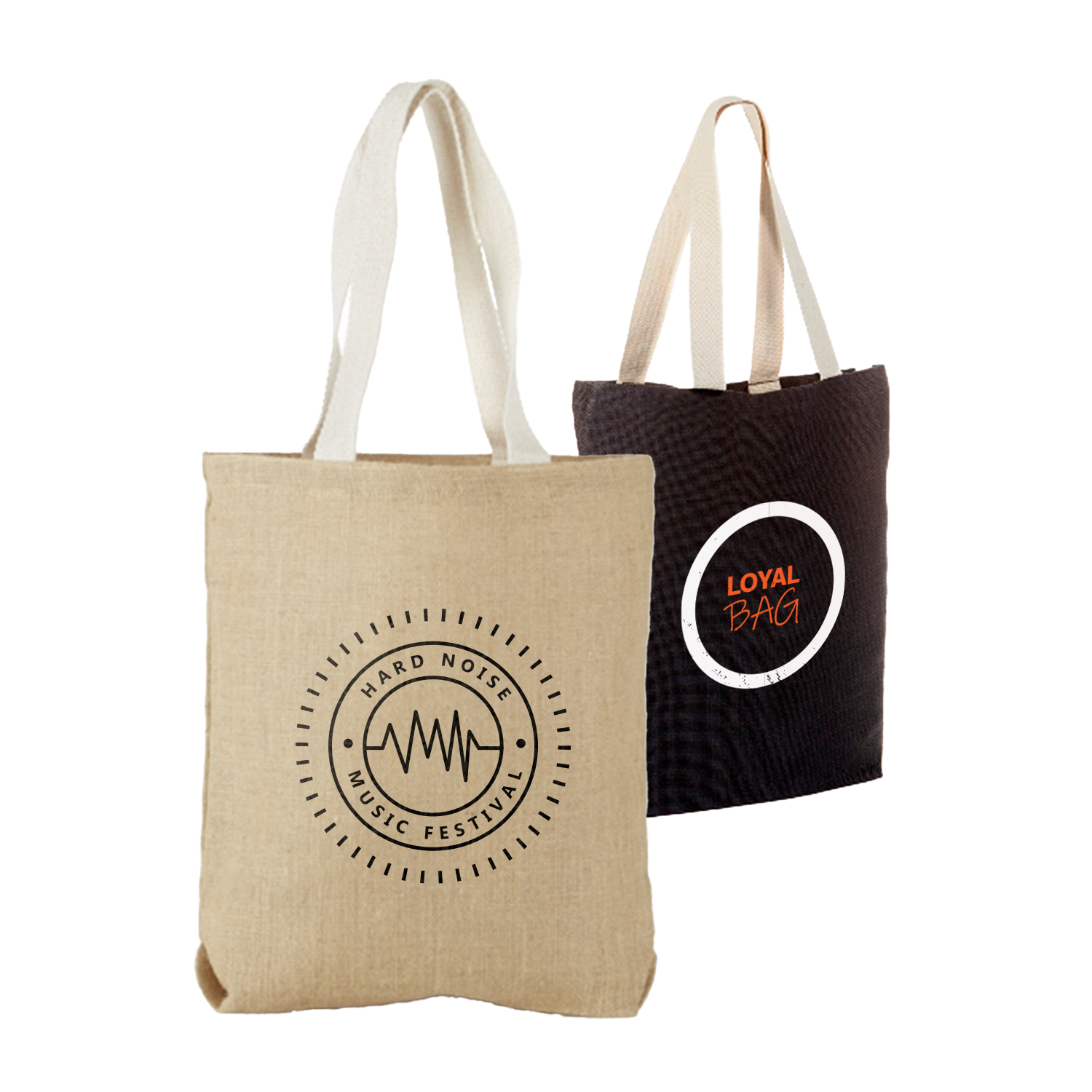 Eco-Friendly Jute Tote Bag with Gusset, custom tote bag with logo imprint 3