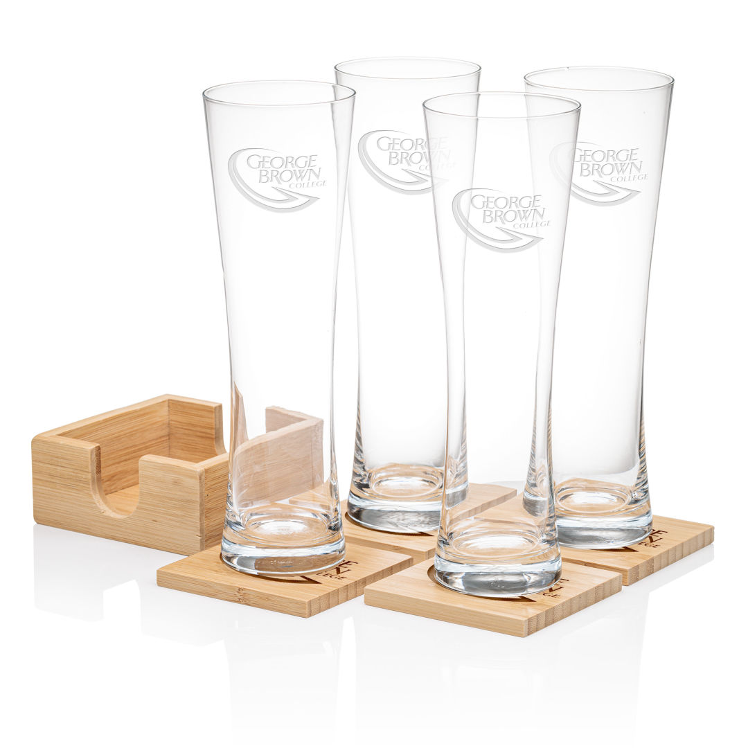 Bamboo Coaster Gift Set - Mannheim 4