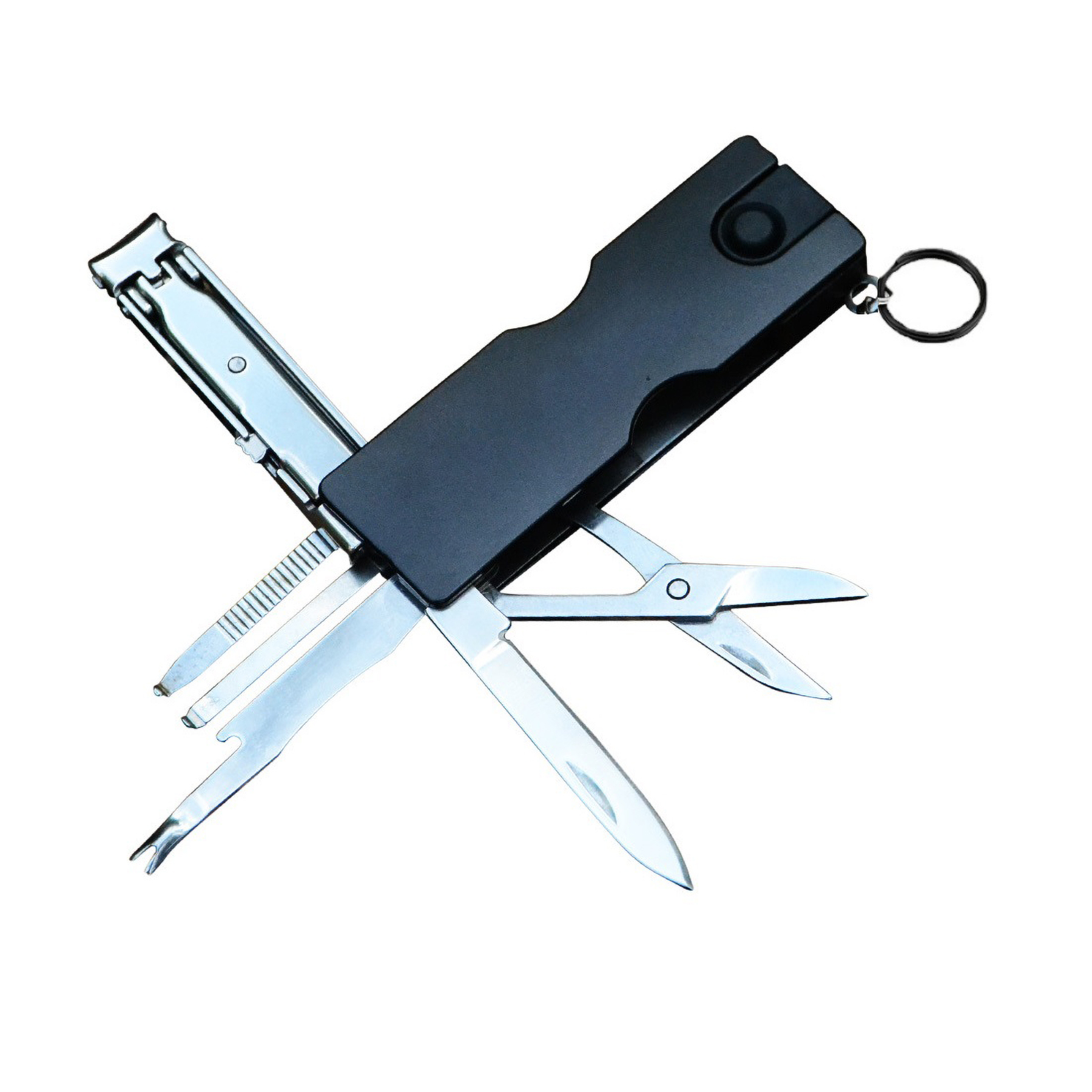 9 In 1 Folding Nail Clipper With Keychain 3