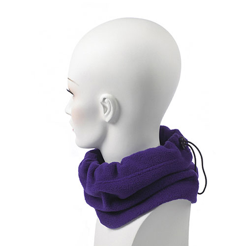 Purple Fleece Neck Gaiter 2