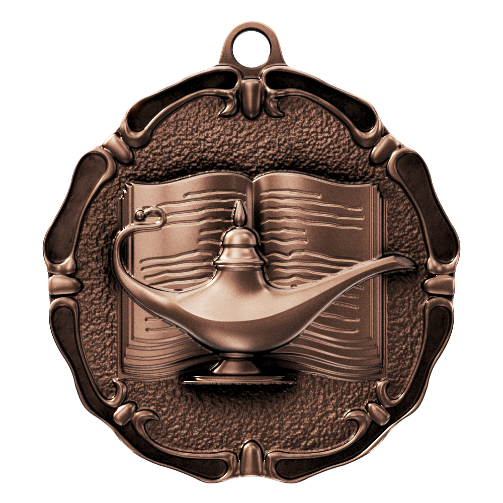 Limited Edition Medal - Book & Lamp 4
