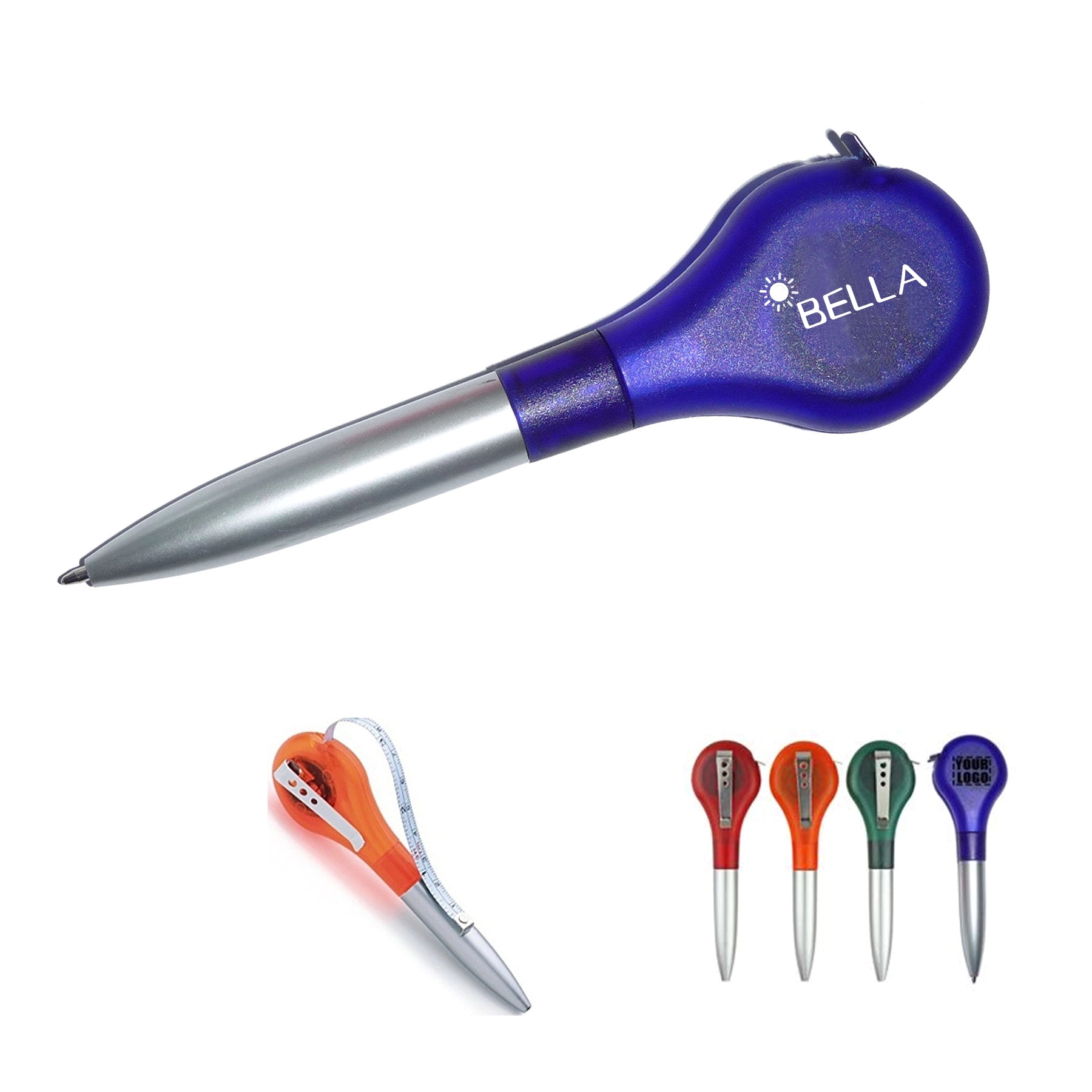 Multifunctional Ballpoint Pens w/ Tape Measure 11
