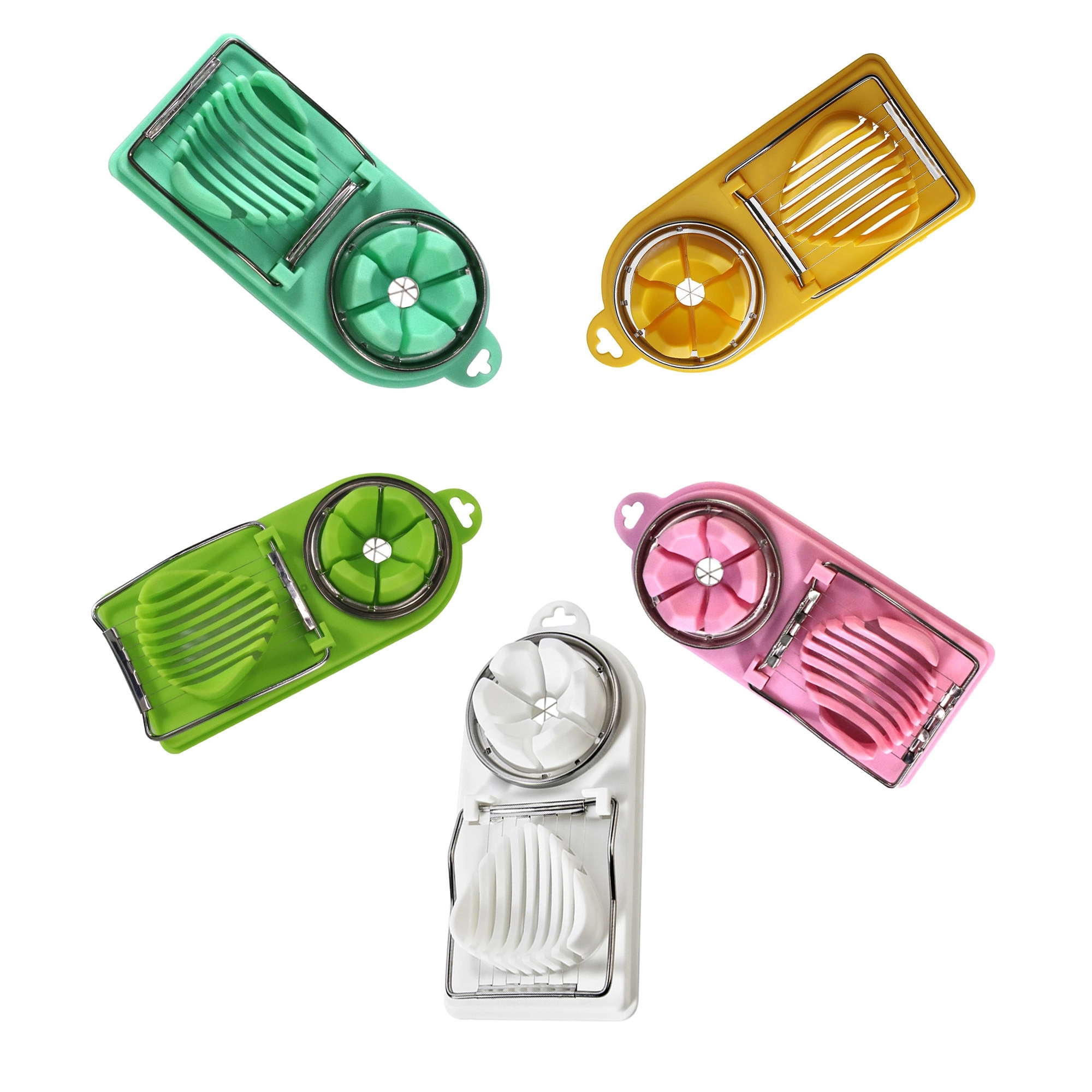 Multifunctional 2 In 1 Stainless Steel Egg Cutter 9