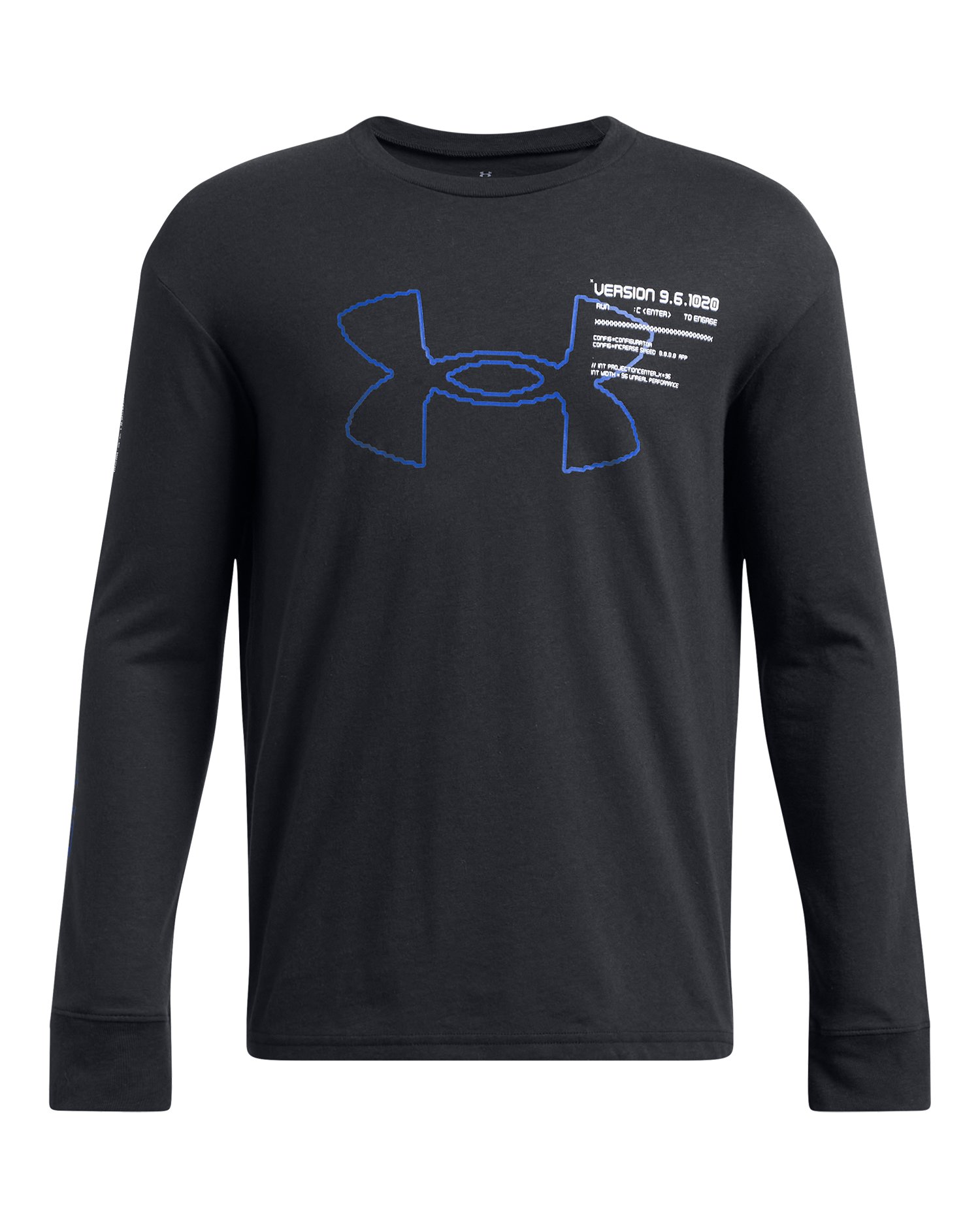 UA Glitch Big Logo Boys' Long Sleeve 2
