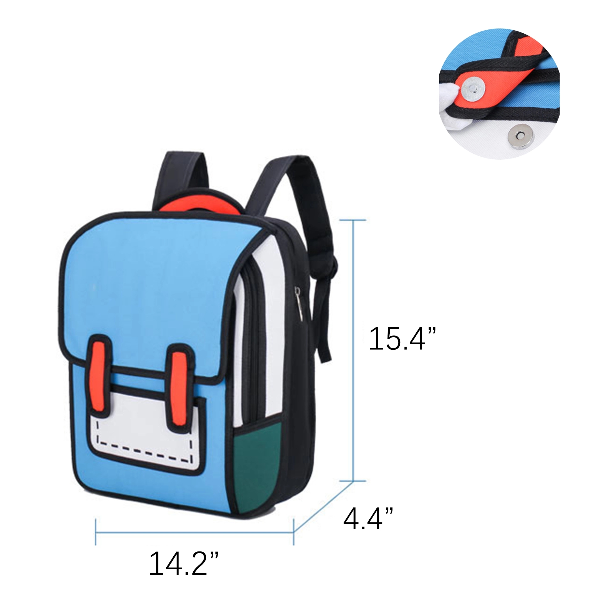 Canvas Cartoon Backpack 2