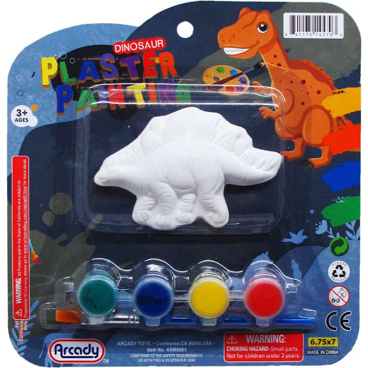 Dinosaur Paint Sets - Assorted Styles 6 Piece