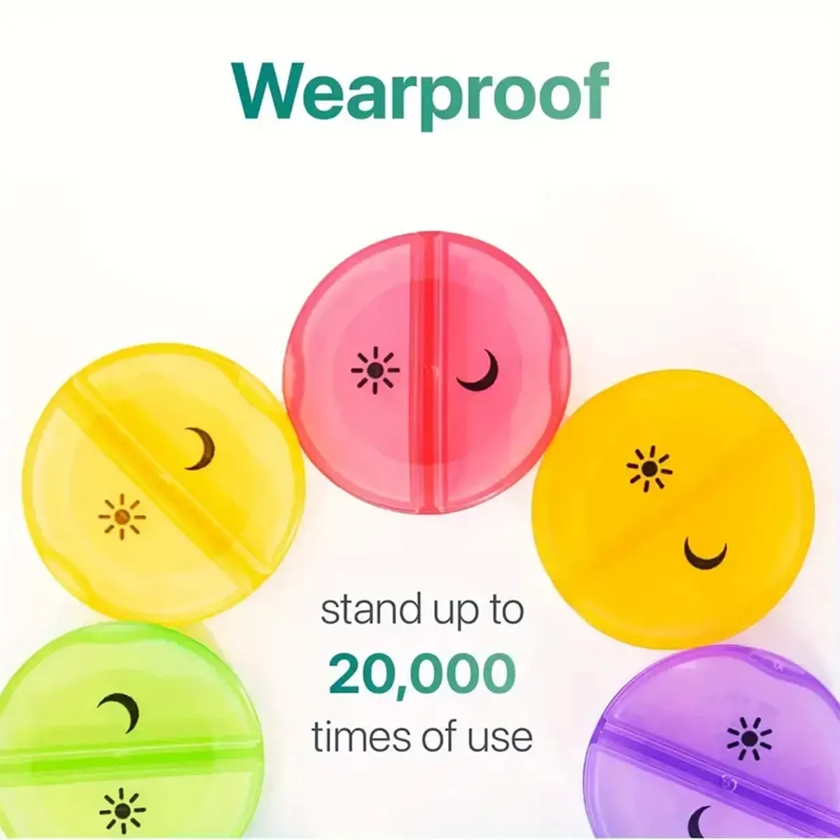 Plastic Pill Storage Box 3