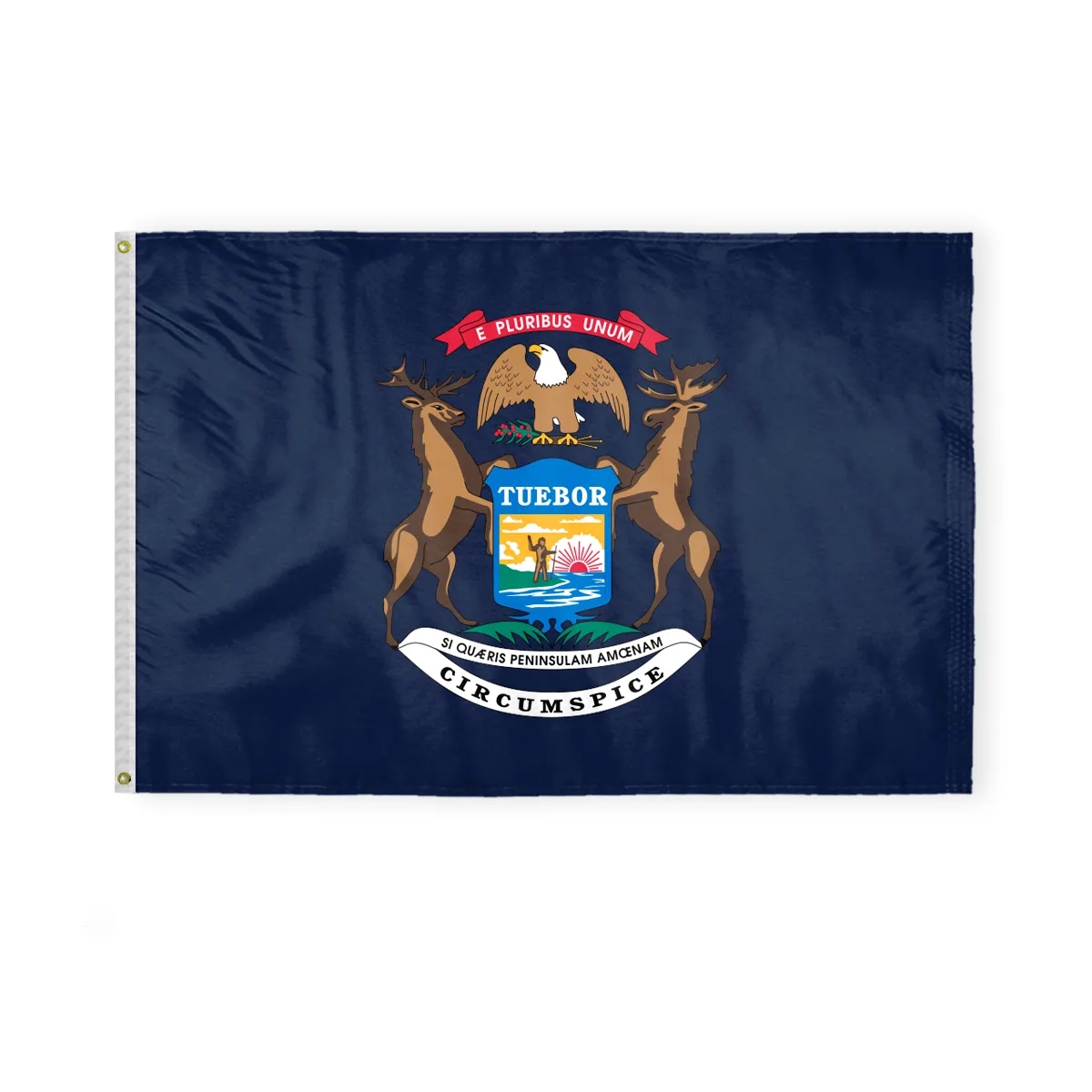 12"x18" to 8'x12' Michigan Nylon Flags 8