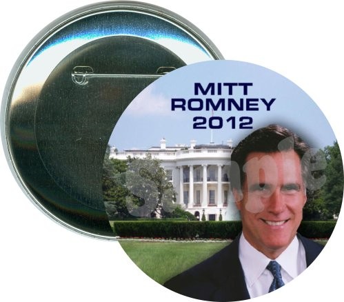 Mitt Romney 2012 White House, Political Button