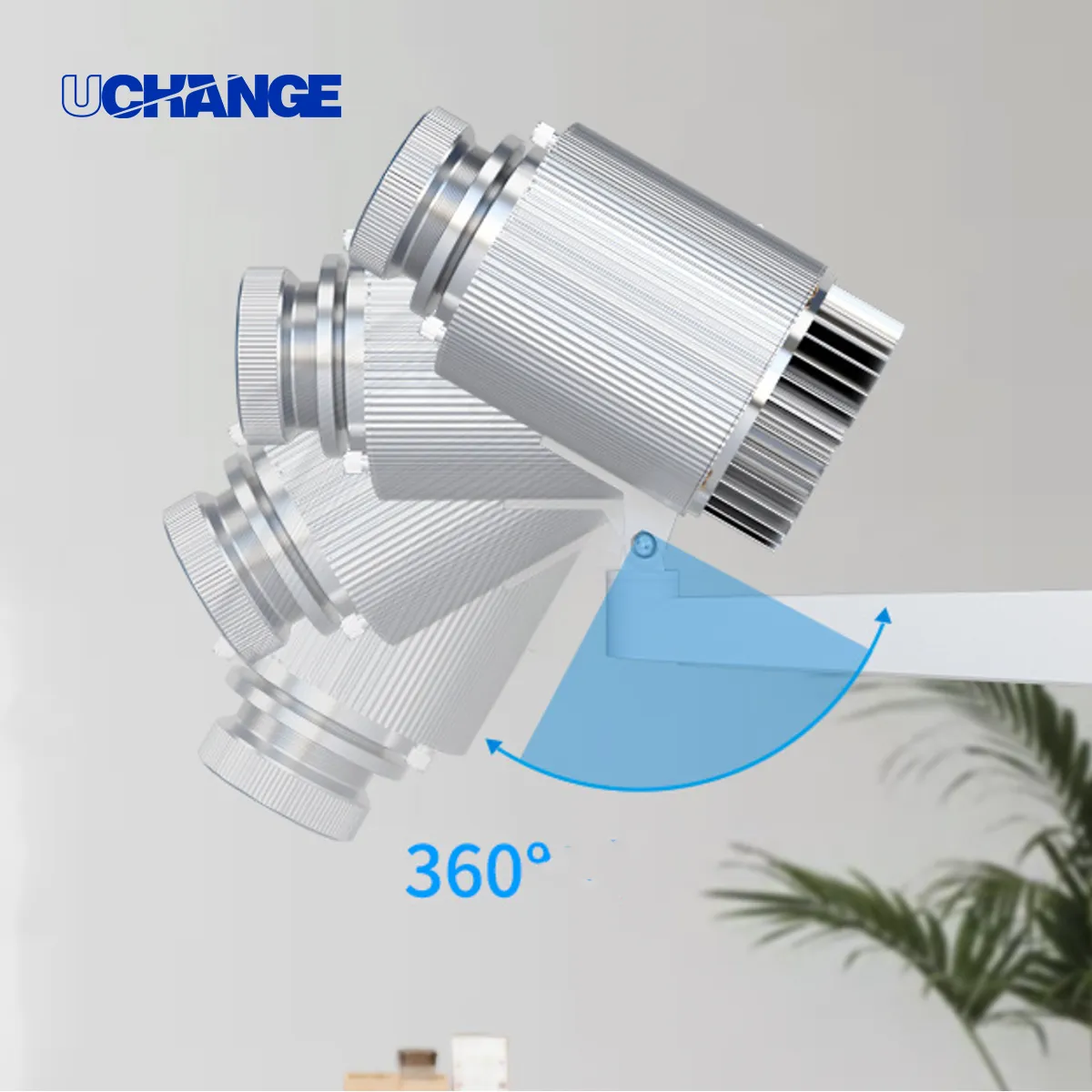 Outdoor Logo Projection Light, 25W Waterproof Rotating 1