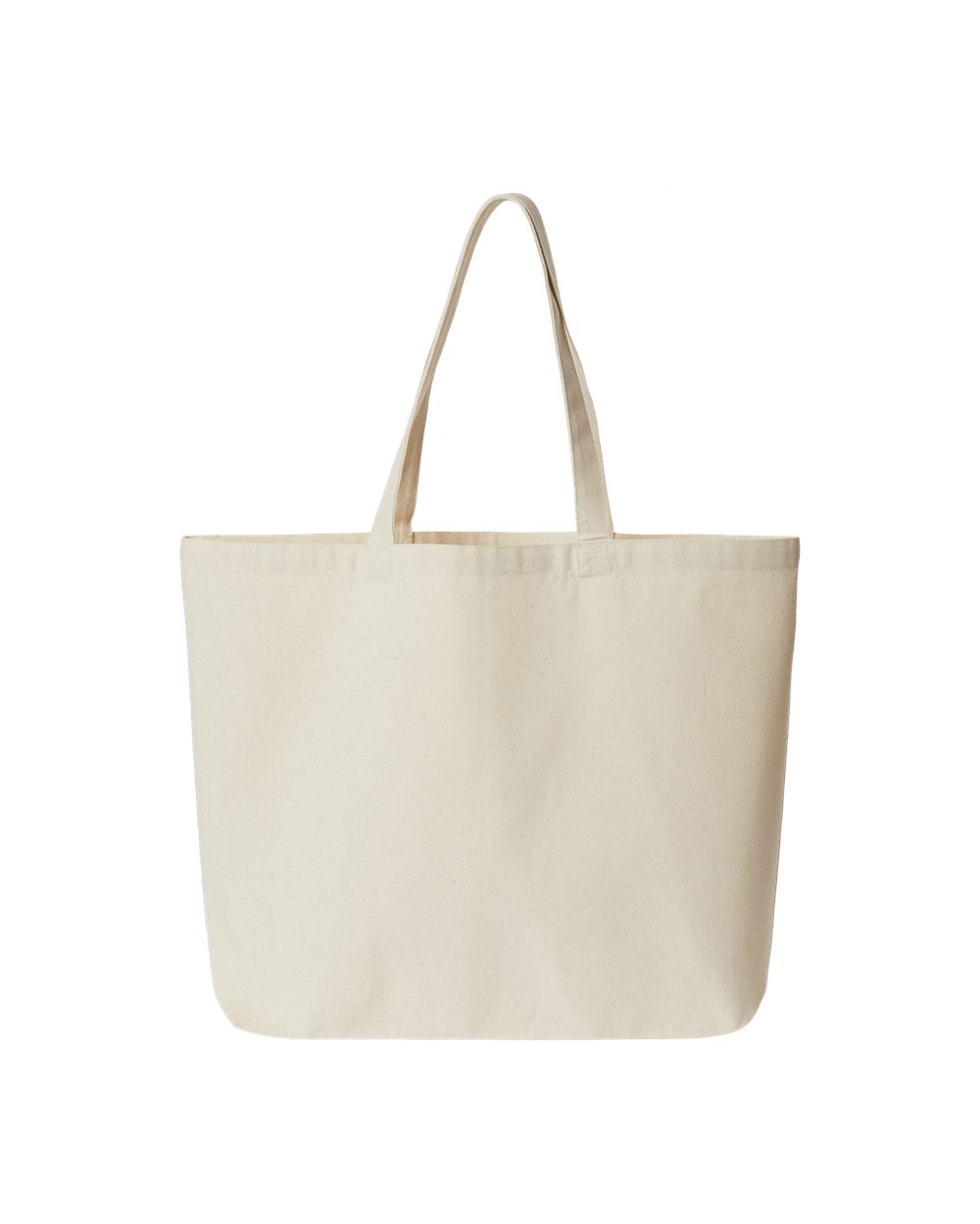 Jumbo Recycled Midweight Gusseted Canvas Tote - OAD108R 10
