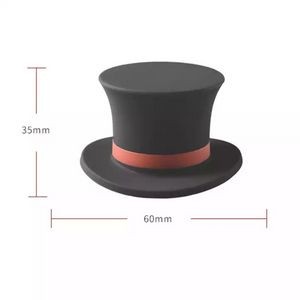 Gentleman Hat Shaped Silicone Wine Stopper 1