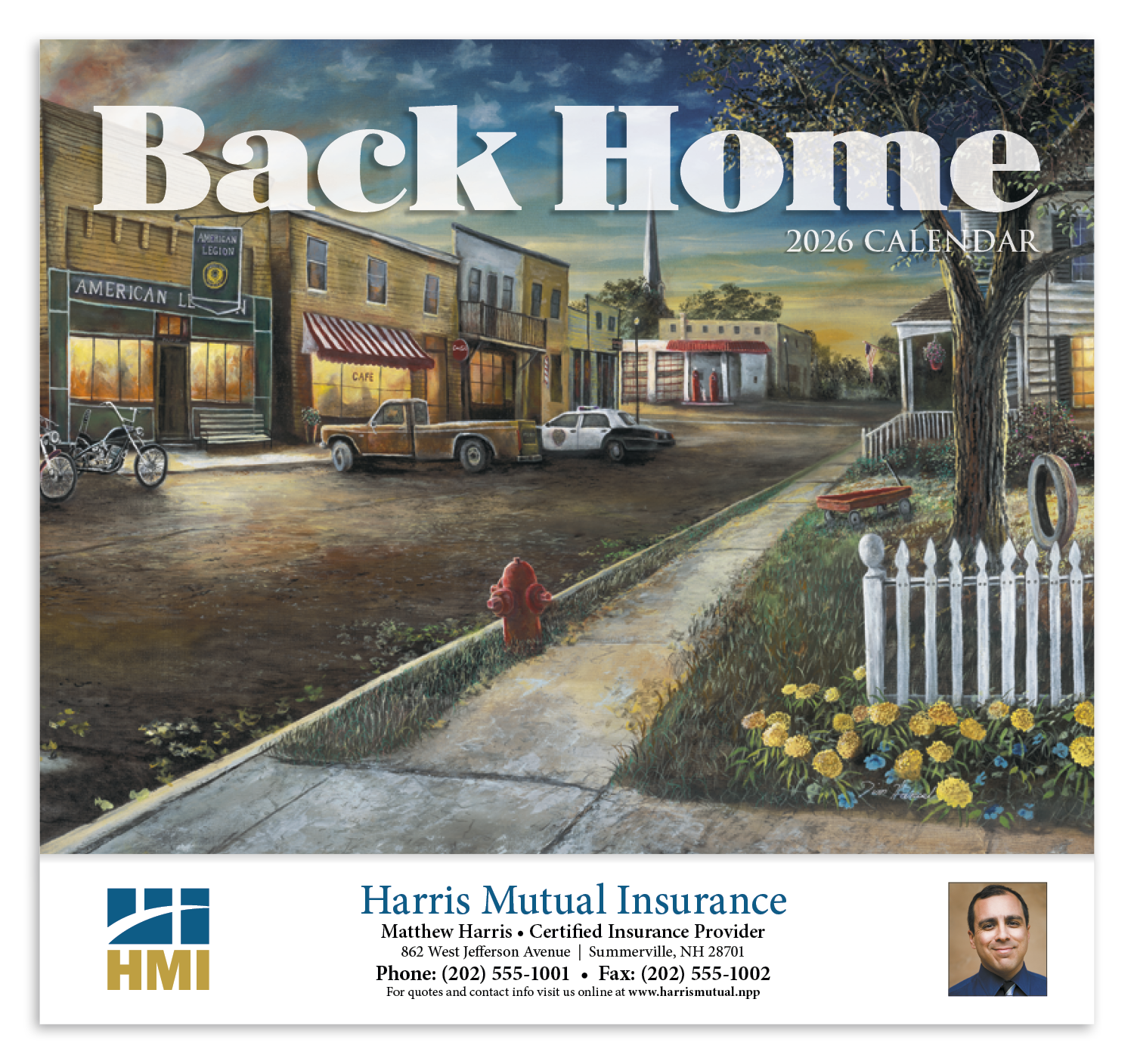 HotLine® Products Back Home Appointment Calendar - Stapled 53