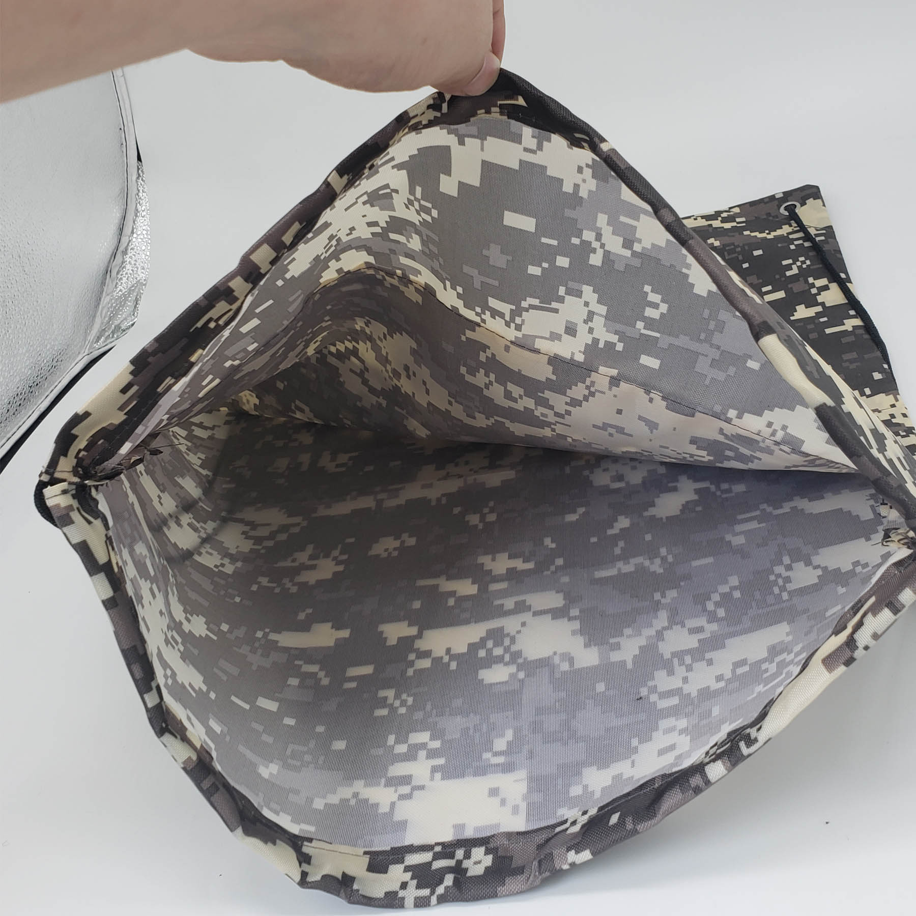 Digital Camo Drawstring Backpack 5