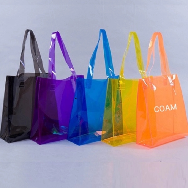 Women'S Pvc Clear Tote Bag K(11.2*12.2*4 In) 2