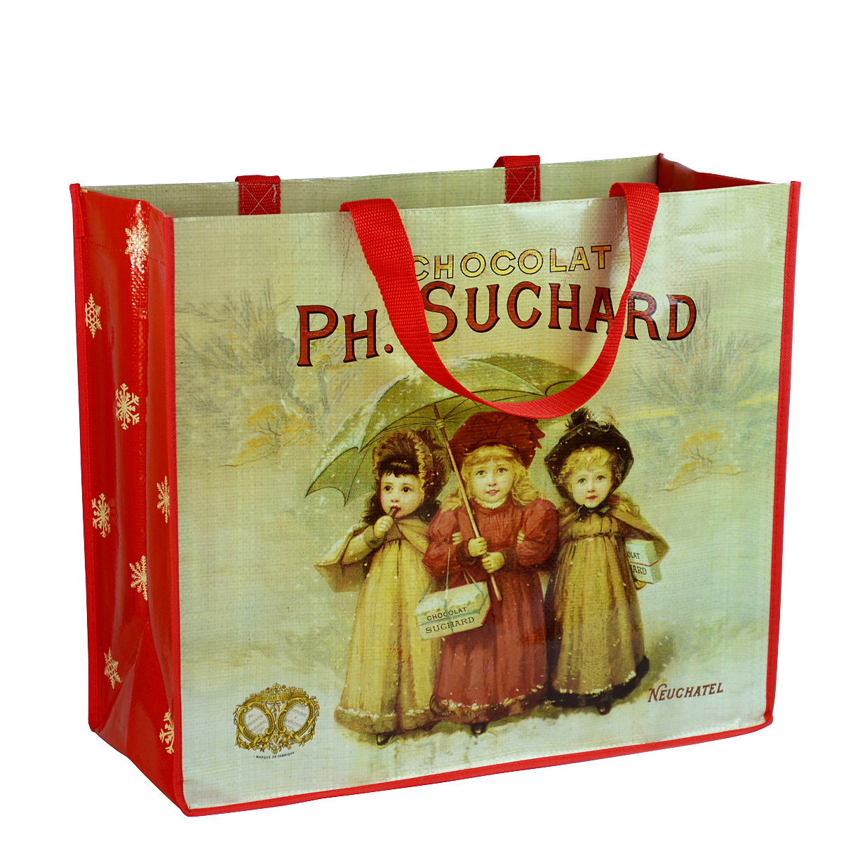 Top-Notch Full-Color 180g Double Laminated Woven PP Shopping Bag 18"x15.5"x7.5" 1