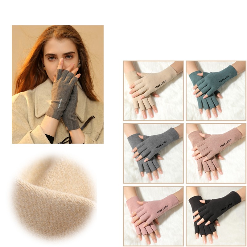Dralon DE Rong Velvet Fingerless Gloves 1