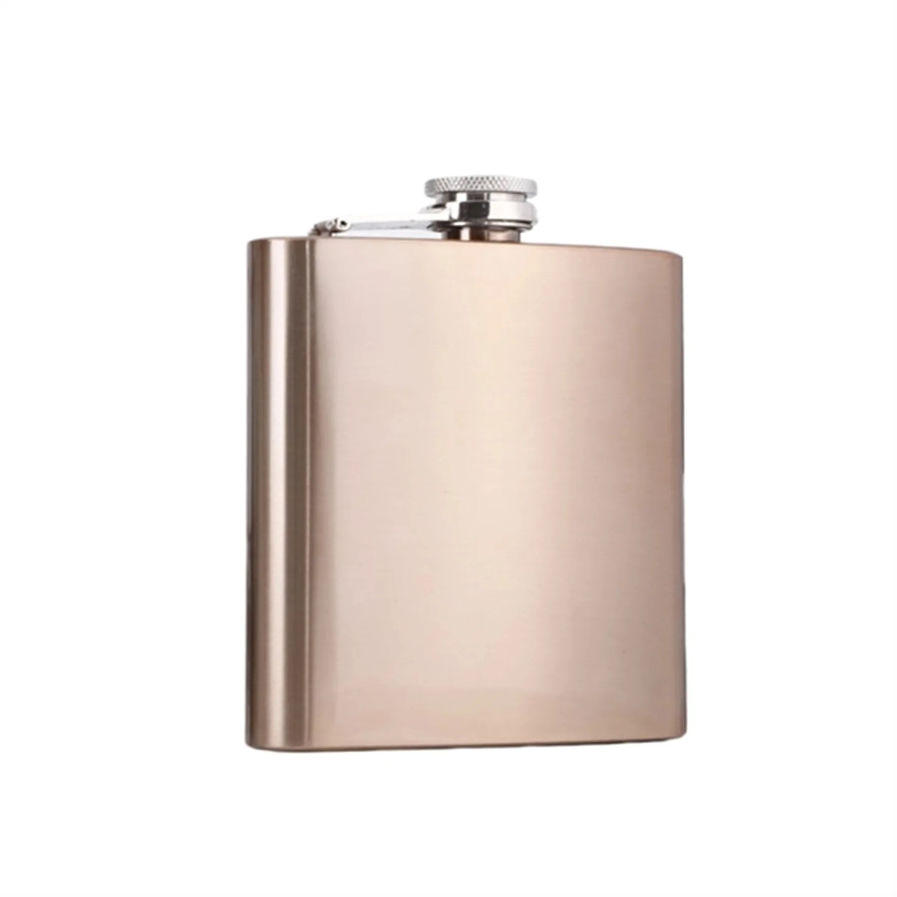 6oz. Stainless Steel Flask, custom water bottle with logo imprint 6