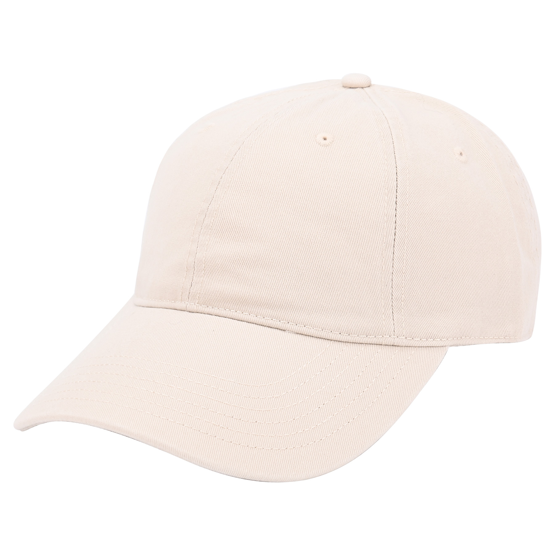 Classic 6-Panel Curved Brim Baseball Cap with Metal Buckle Closure (MOQ: 1pc) 4