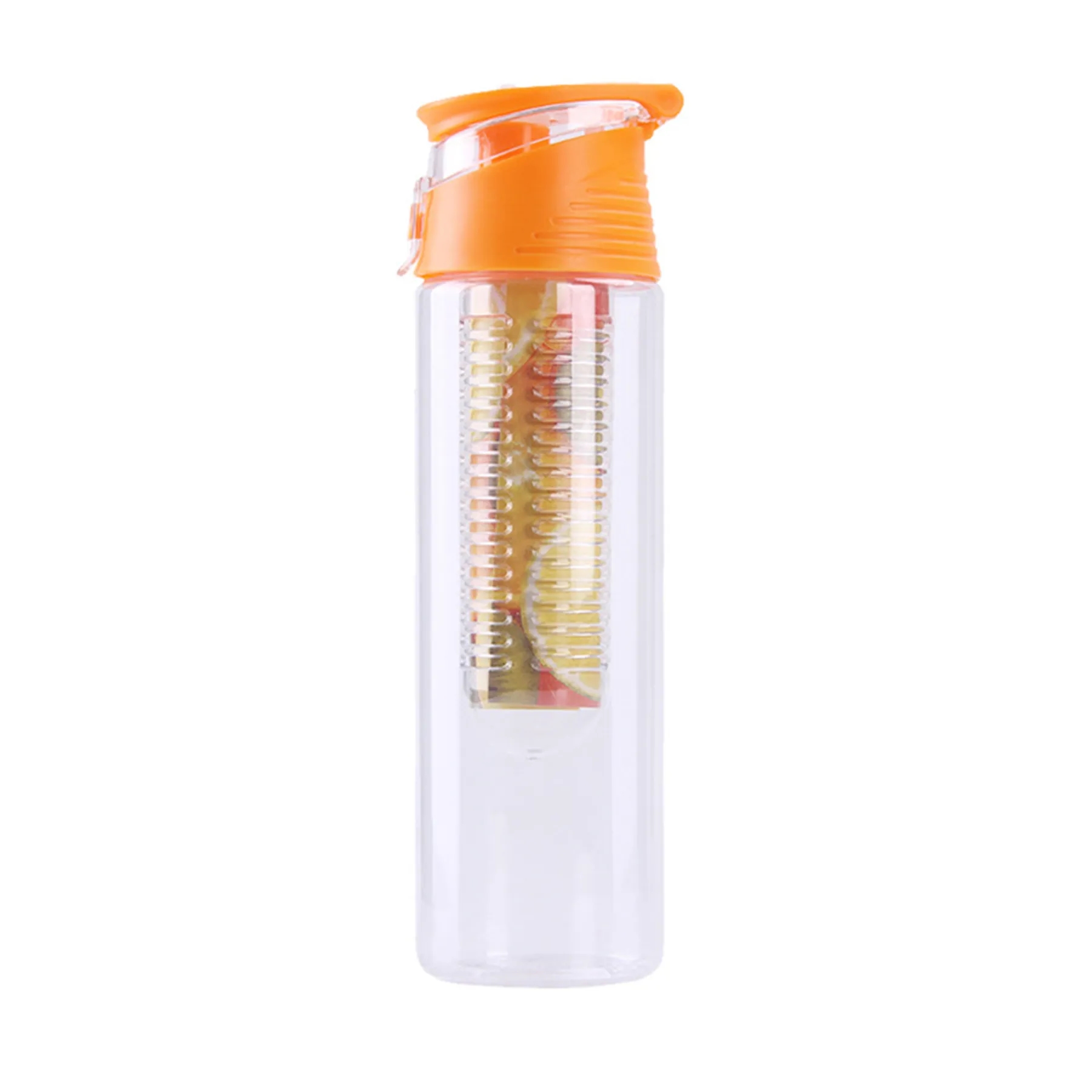 Plastic 700ml Fruit Transparent Sports Kettle 6